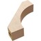 Ekena Millwork 3-inch W x 12-inch D x 12-inch H Westlake Rough Cedar Woodgrain TimberThane Knee Brace, Primed BRCUR03X12X12WTLRCPR - alternate 4